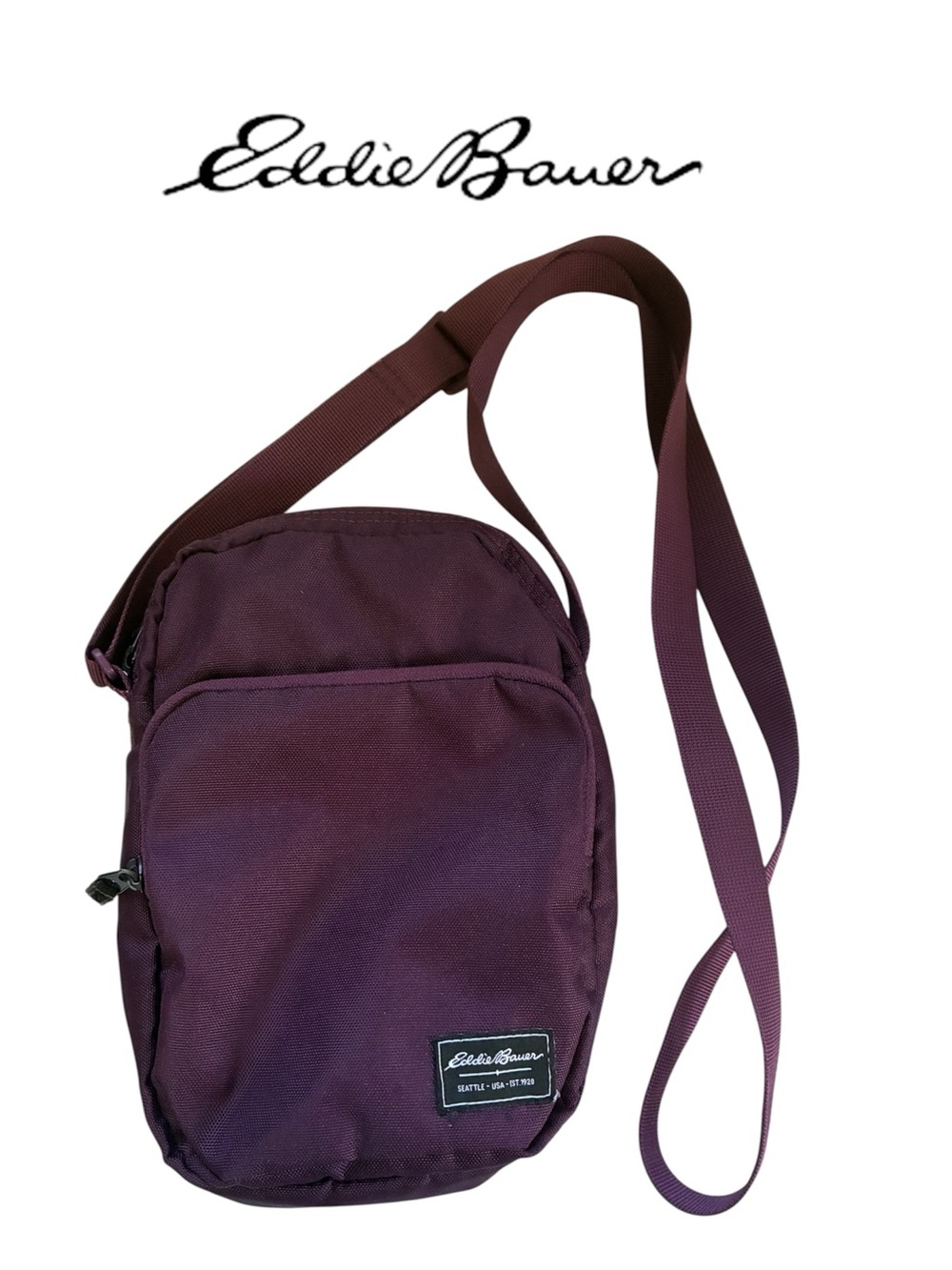 PURPLE EDDIE BAUER CROSSBODY BAG PURSE